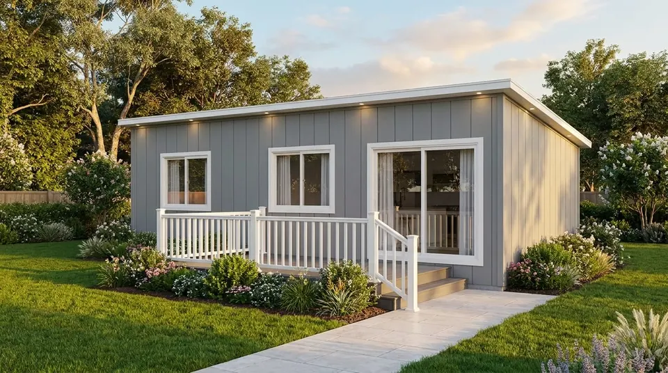 Five Five Five prefab ADU exterior, 555 ft² 1 bedroom