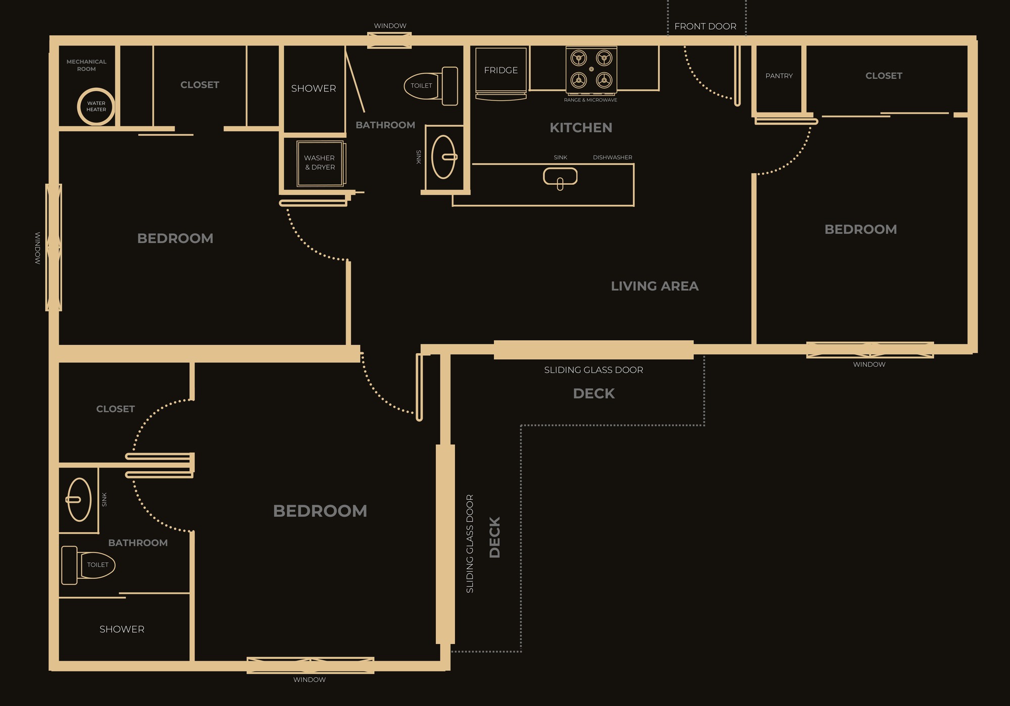 Nine Forty-Five Trio Plus floor plan