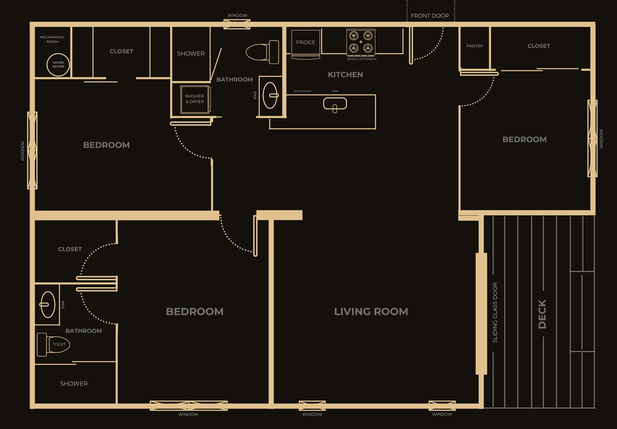 Twelve Hundred floor plan