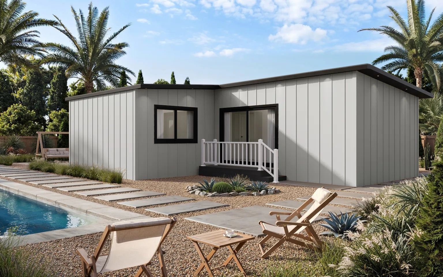 The same Framework First model in the Urban Farmhouse style